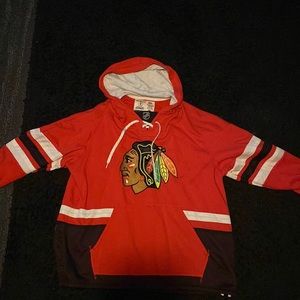 Vintage Indians Hockey hoodie sz  XL